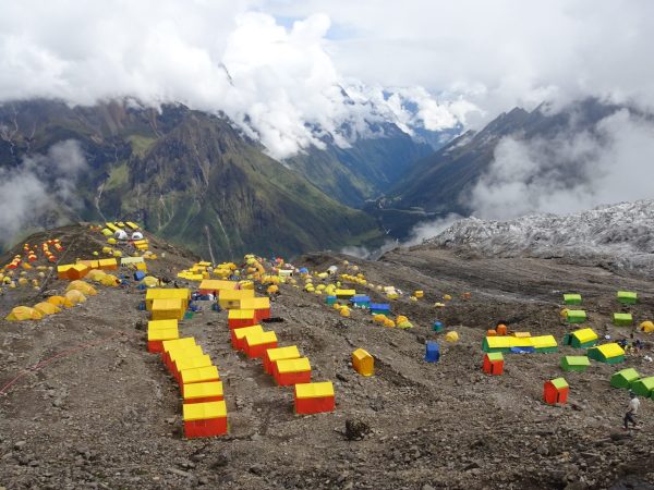 Manaslu base camp